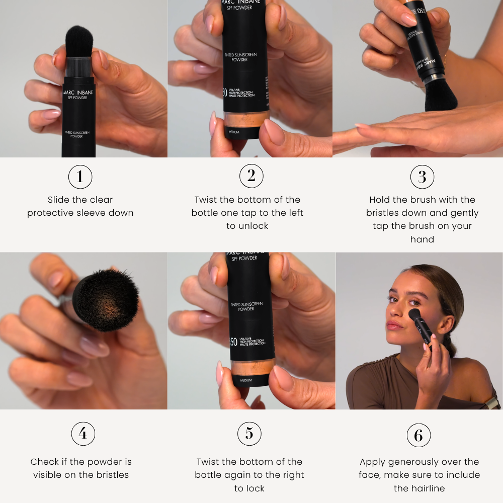 Tinted SPF50 Powder Dark