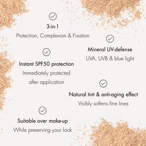 Tinted SPF50 Powder Dark